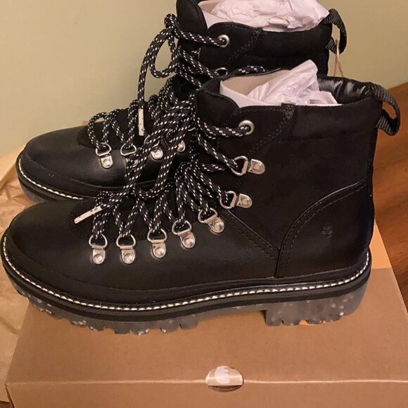 NEW! cool planet by Steve Madden Women's Buni Lace-Up Hiker Booties - Picture 7 of 13